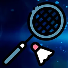 Badminton emocionante no site oficial